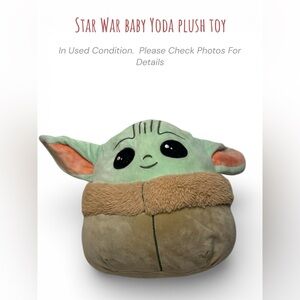 Squishmallows Baby Yoda Plush – Star Wars Collectible